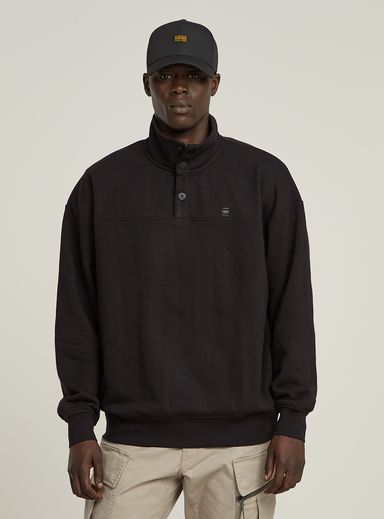 Snap Button Loose Sweater